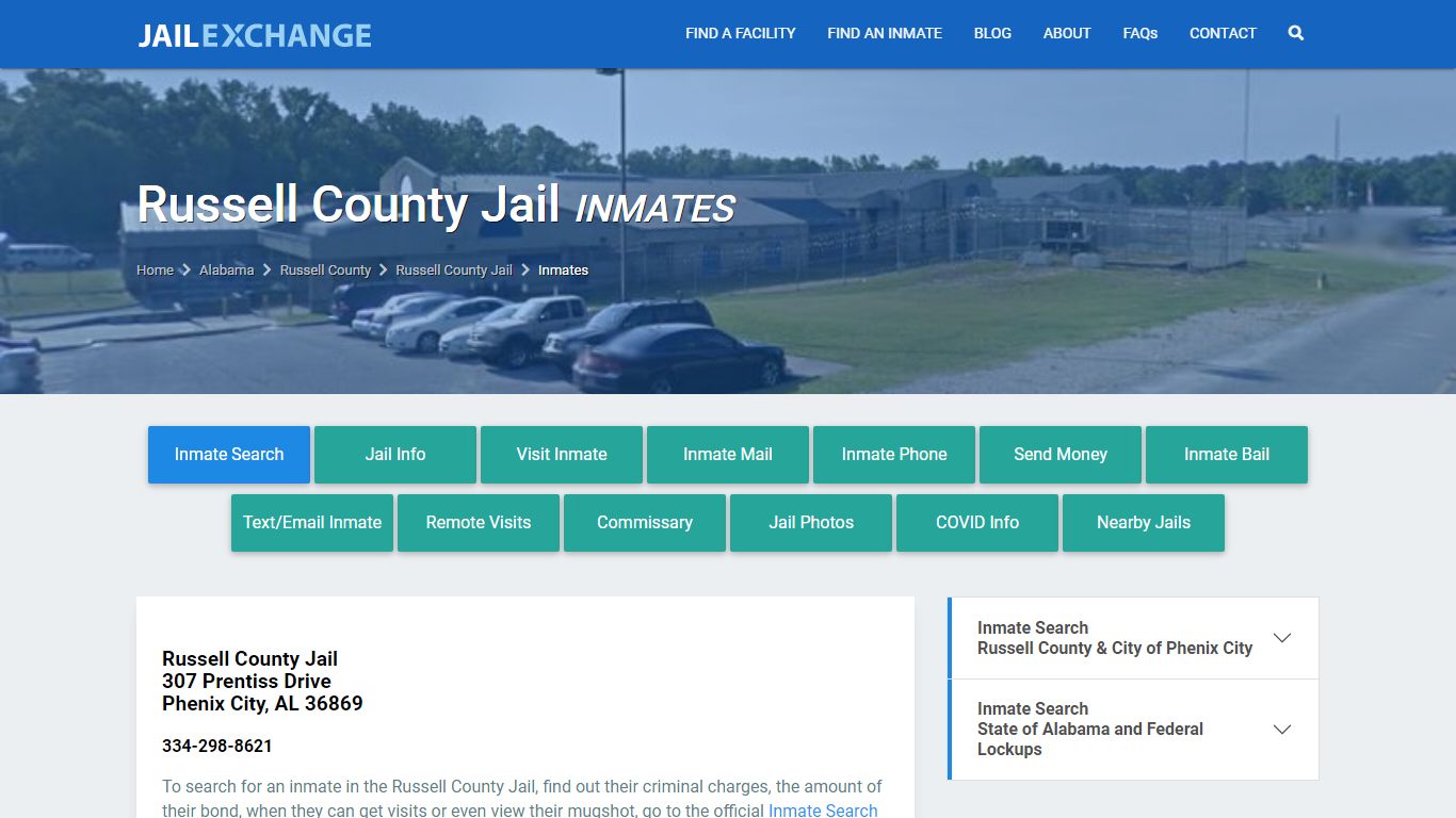 Russell County Jail Inmates | Arrests | Mugshots | AL